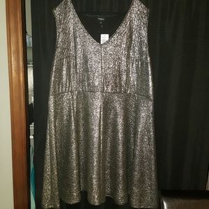 Gold foil Torrid dress